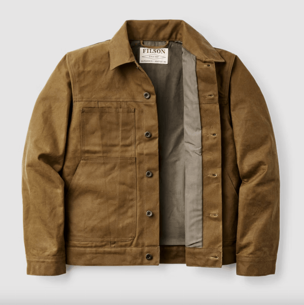 FILSON TIN CLOTH SHORT LINED CRUISER JACKET - Crossbow