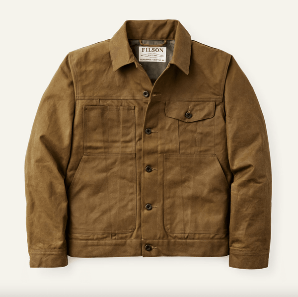 FILSON TIN CLOTH SHORT LINED CRUISER JACKET - Crossbow