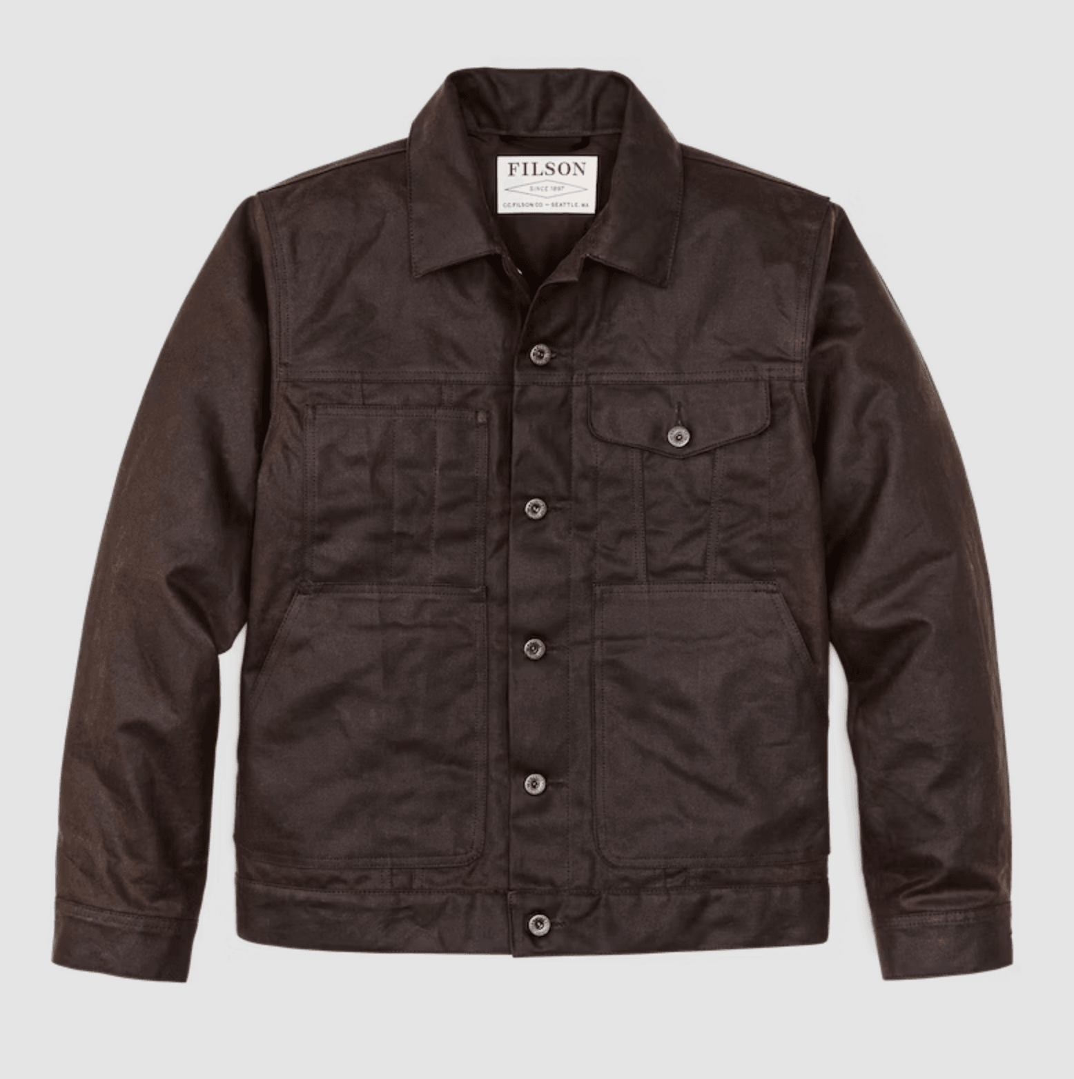 FILSON TIN CLOTH SHORT LINED CRUISER JACKET– Crossbow FILSON TIN CLOTH SHORT LINED CRUISER JACKET– Crossbow