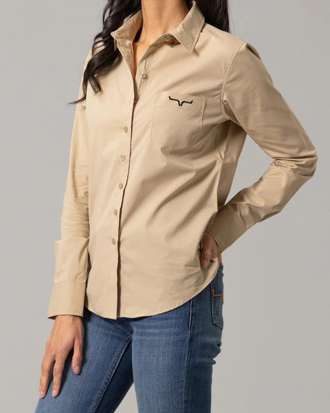 WOMEN'S KR TEAM SHIRT - Khaki