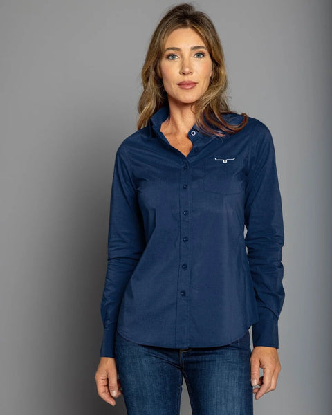 WOMEN'S KR TEAM SHIRT - Navy