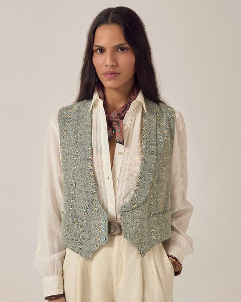 FLORENCE WESTERN LACE VEST