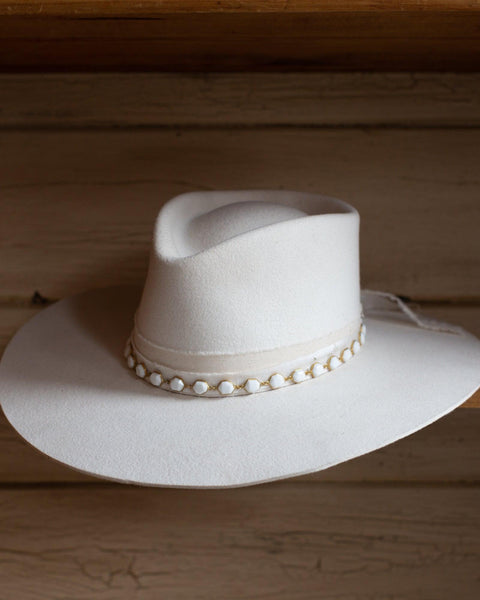 Large Bezel Chain Hat Band - Crossbow