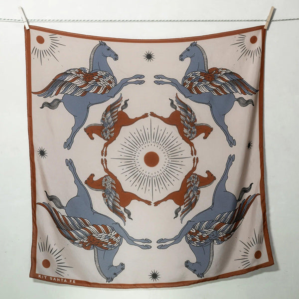 Large Pegasus Silk Wild Rag - Crossbow