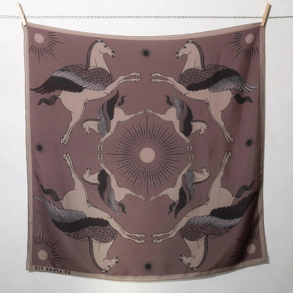 Large Pegasus Silk Wild Rag - Crossbow