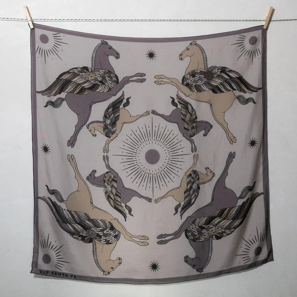 Large Pegasus Silk Wild Rag - Crossbow