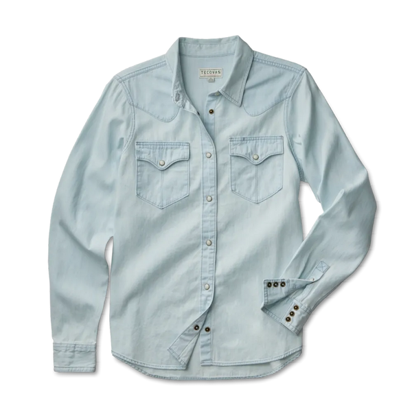 Women's Denim Pearl Snap