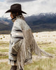 Lindsey Thornburg Diamond Ridge Cropped Fringe Archer Wool Jacket Grey