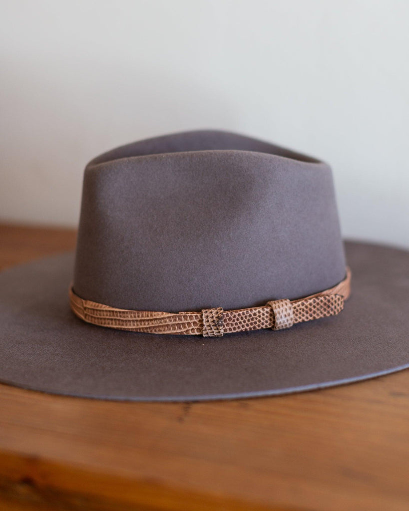 LIZARD LEATHER HAT BAND - Crossbow