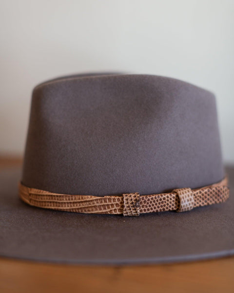 LIZARD LEATHER HAT BAND - Crossbow