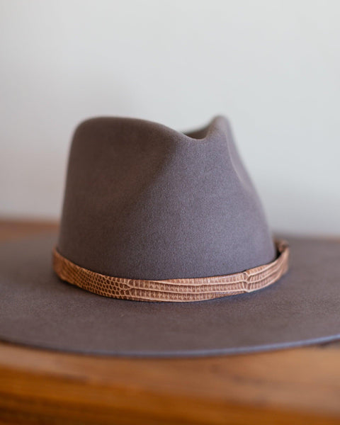 LIZARD LEATHER HAT BAND - Crossbow