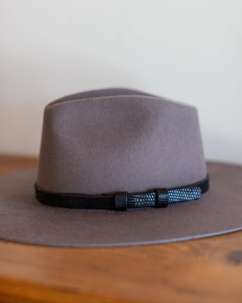 LIZARD LEATHER HAT BAND - Crossbow