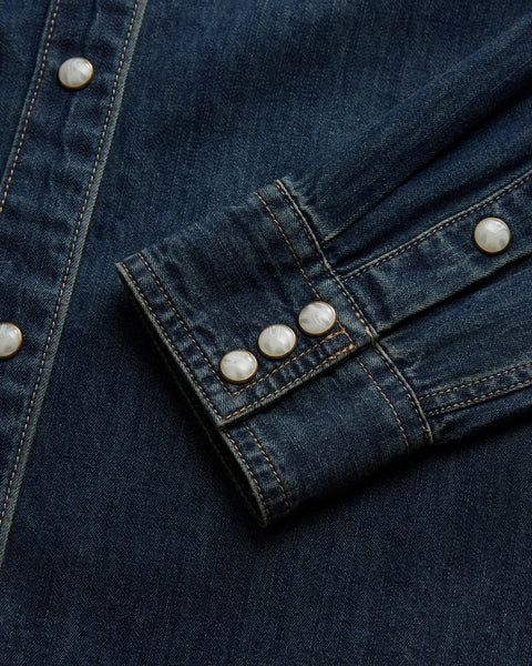 Women's Denim Pearl Snap