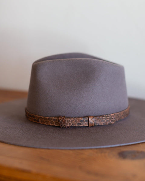 PYTHON LEATHER HAT BAND - Crossbow