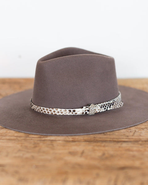 PYTHON LEATHER HAT BAND - Crossbow