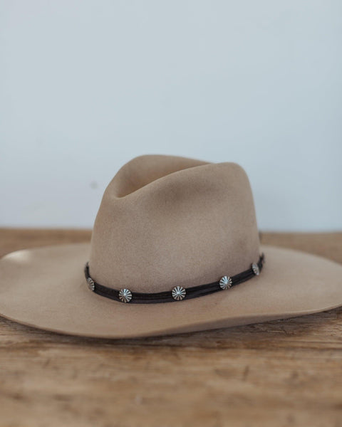 Starburst Concho Hat Band 1/2" - Crossbow