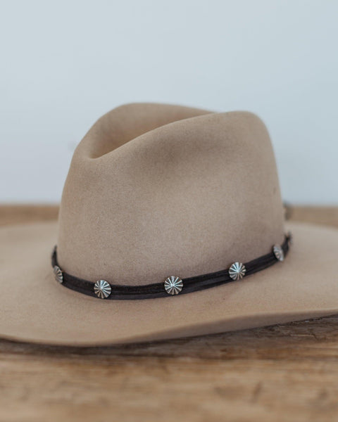 Starburst Concho Hat Band 1/2" - Crossbow