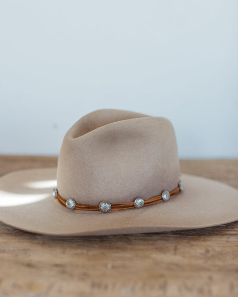 Sunflower Concho Hat Band 5/8" - Crossbow