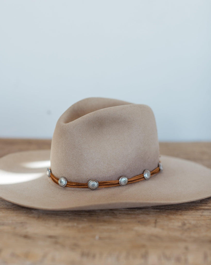 Sunflower Concho Hat Band 5/8" - Crossbow