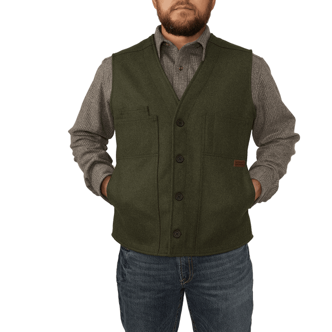 The Button Vest, Stormy Kromer - Crossbow