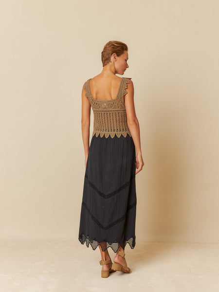 Crochet Crop Top with Straps - Topo