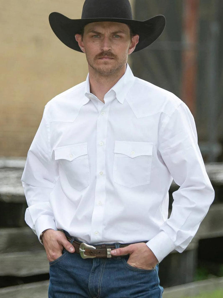 WESTERN CLASSIC BUTTON-DOWN PINPOINT SHIRT - Crossbow