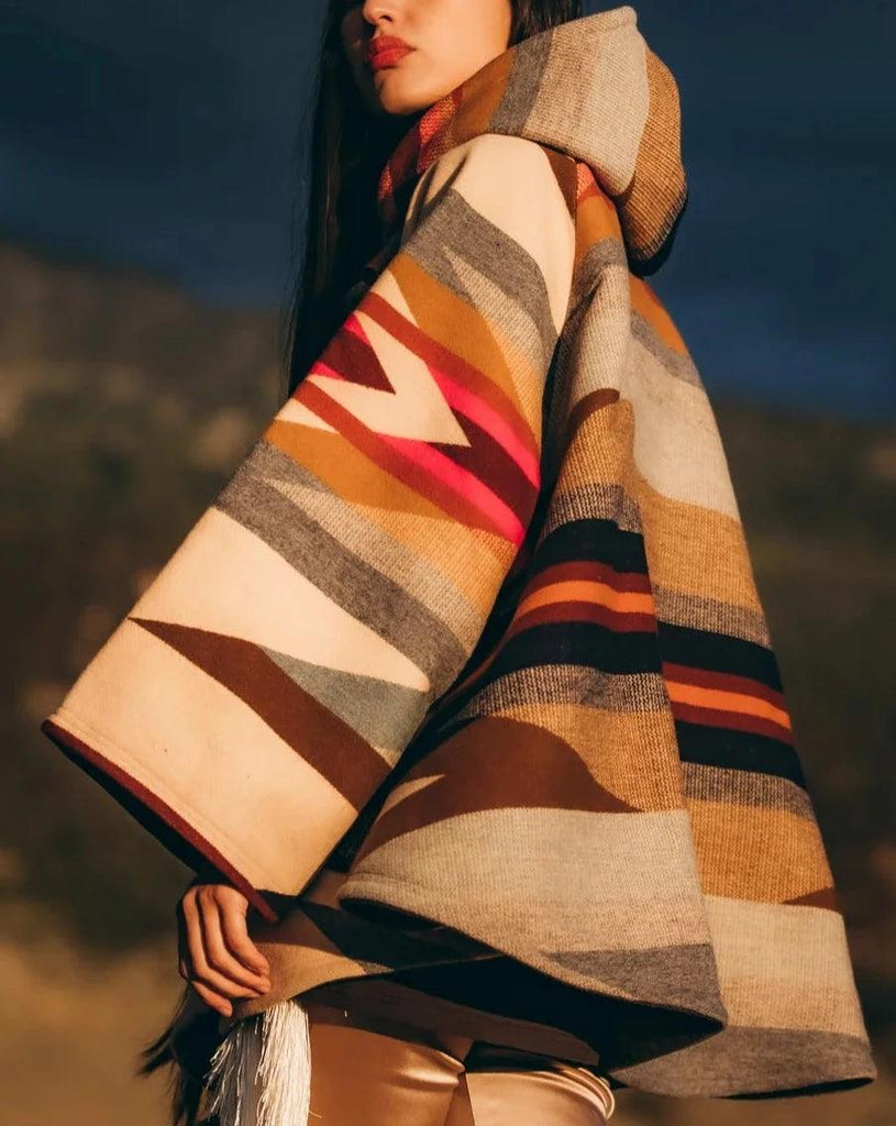 Wyeth Trail Tan Classic Cloak OS - Crossbow