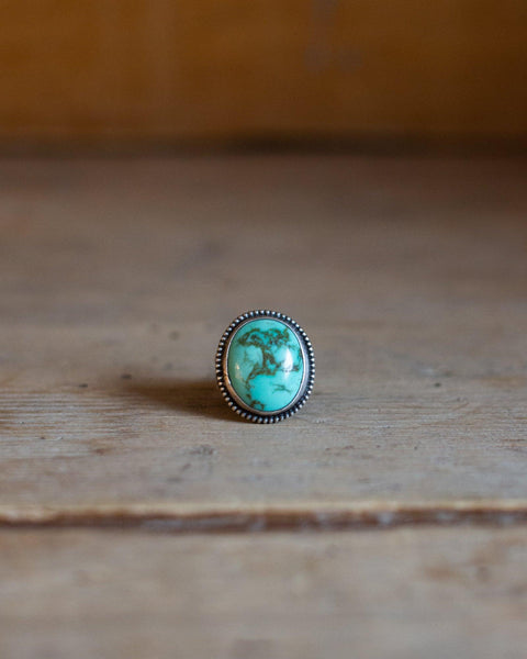 Vintage Turquoise Ring - Crossbow