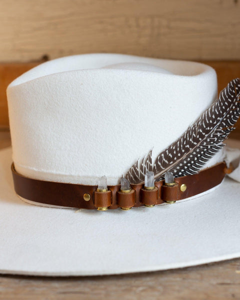 CRYSTAL BULLET CASE HAT BAND - Crossbow